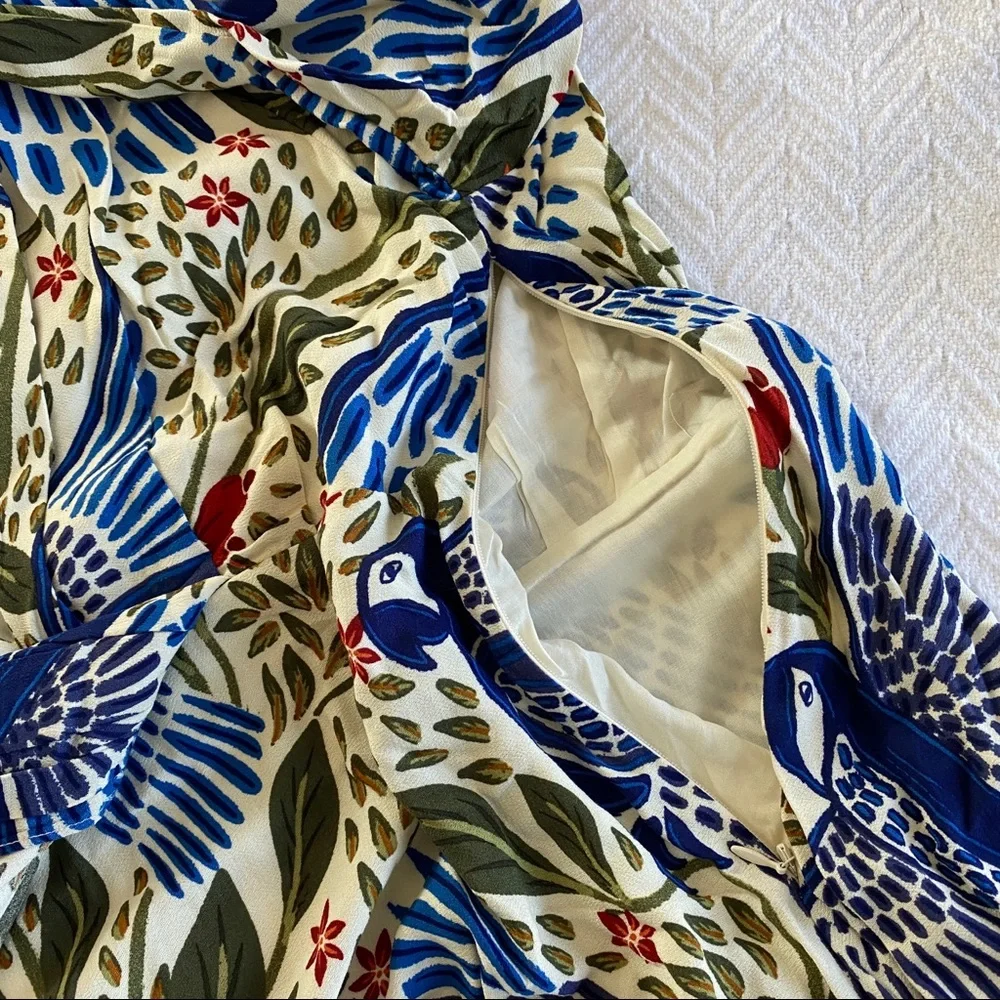 🥭FARM Rio Blue Macaw Flight Maxi Dress - Picture 10 of 14